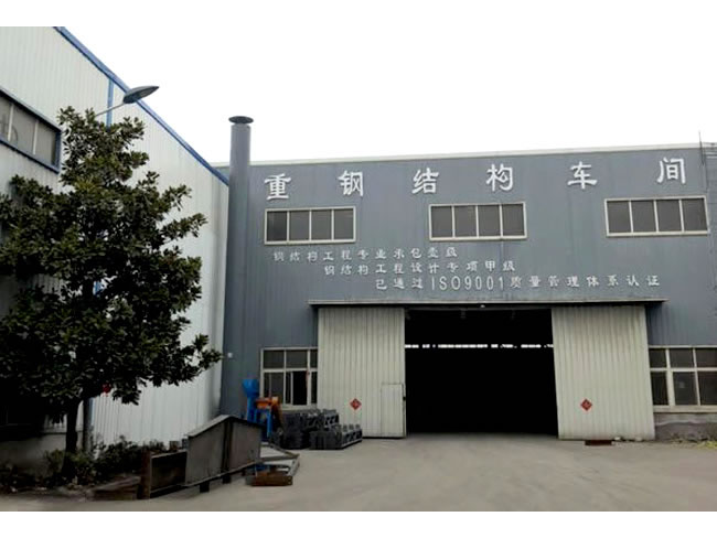 晋江网架加工车间